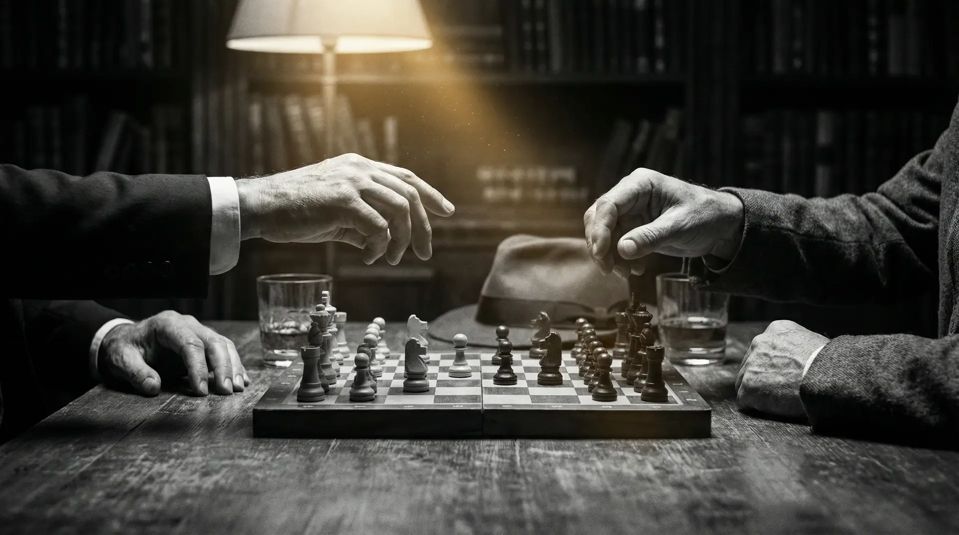 和平之舟在线观看 艺术探索系列 - 非线性叙事，棋盘上的对弈象征命运的交错